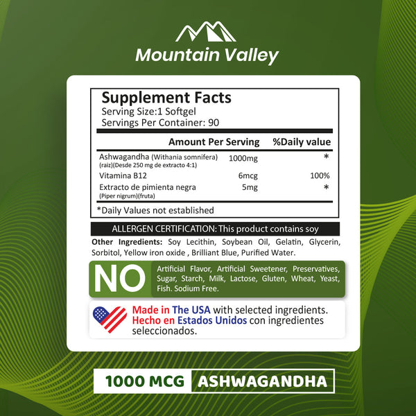 Ashwagandha 90 capsulas